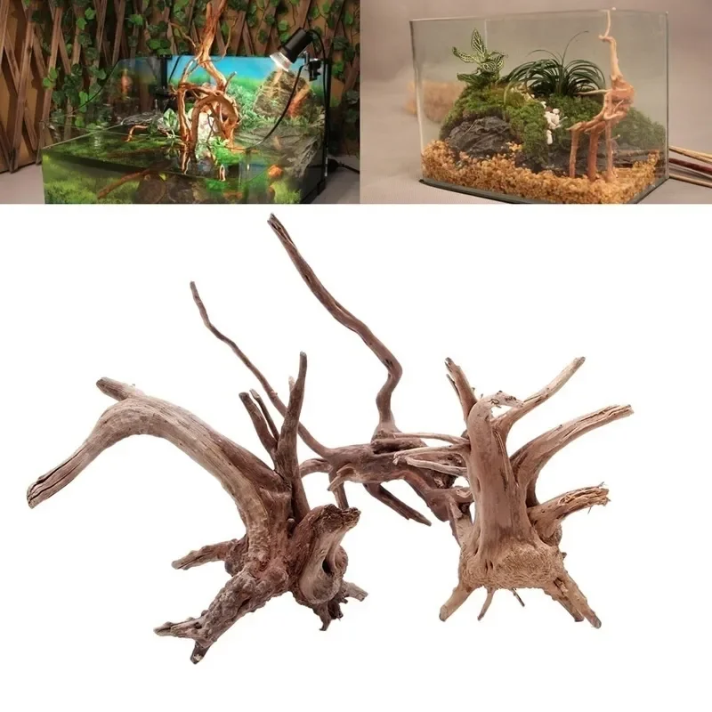 Planted Aquarium Media - Natürlicher Baumstamm Treibholz Aquarium Aquarium Reptilien
