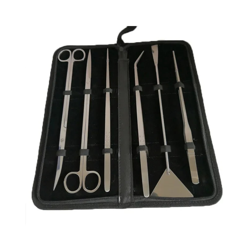 Planted Aquarium Cleaning Kit - Aquarium Werkzeuge Kit Pinzette Schere Edelstahl