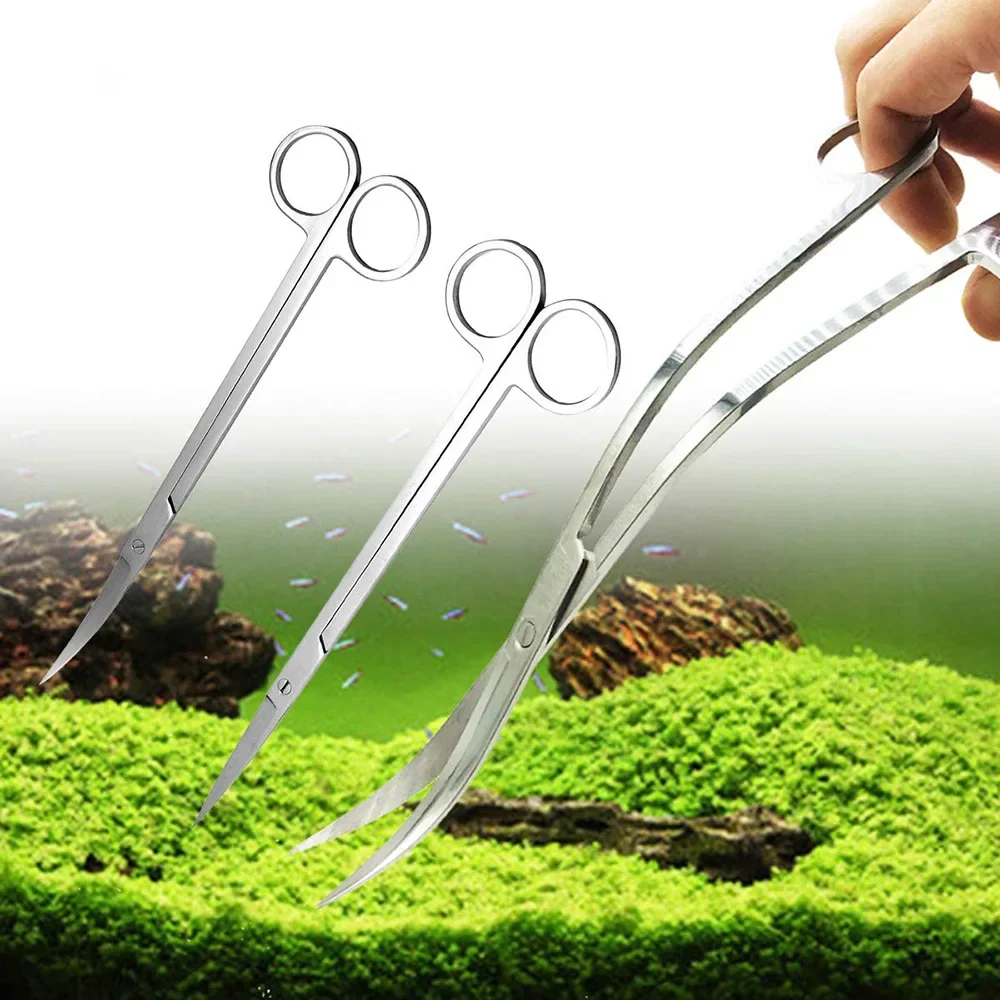 Planted Aquarium Cleaning Kit - Aquarium Aquatic Trimmen Pflanze Pinzette Schere