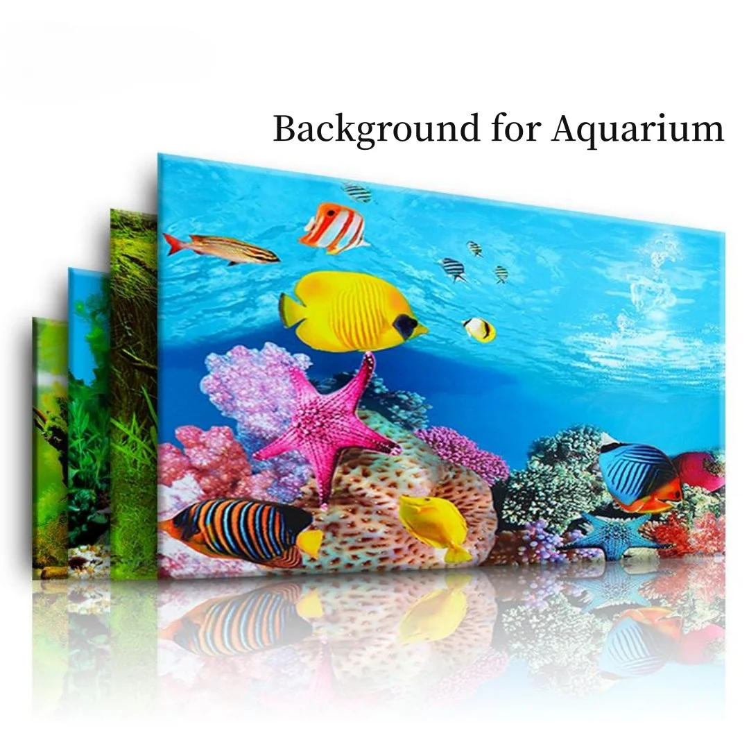 Aquarium Planted Background - Hintergrund Aquarium 3D Aufkleber Poster Dekoration