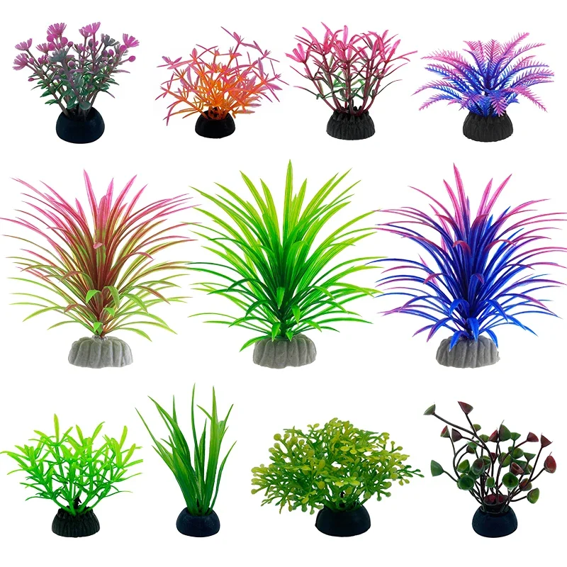 Planted Aquarium Materials - PVC Aquarium dekorative Simulation künstliche Blätter