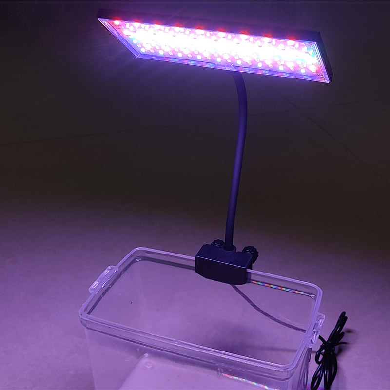 Aquarium Plant Iron - 3-Lichtfarben verstellbare Aquariumlampe Pflanzenwachstumslicht Vollspektrum LED