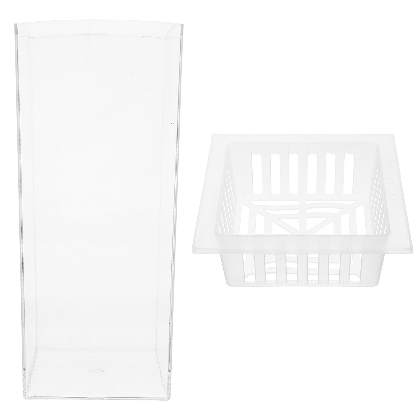 Planted Aquarium For Betta - Leichtes, transparentes Kunststoff-Aquarium, Mini-Aquarium für kleine