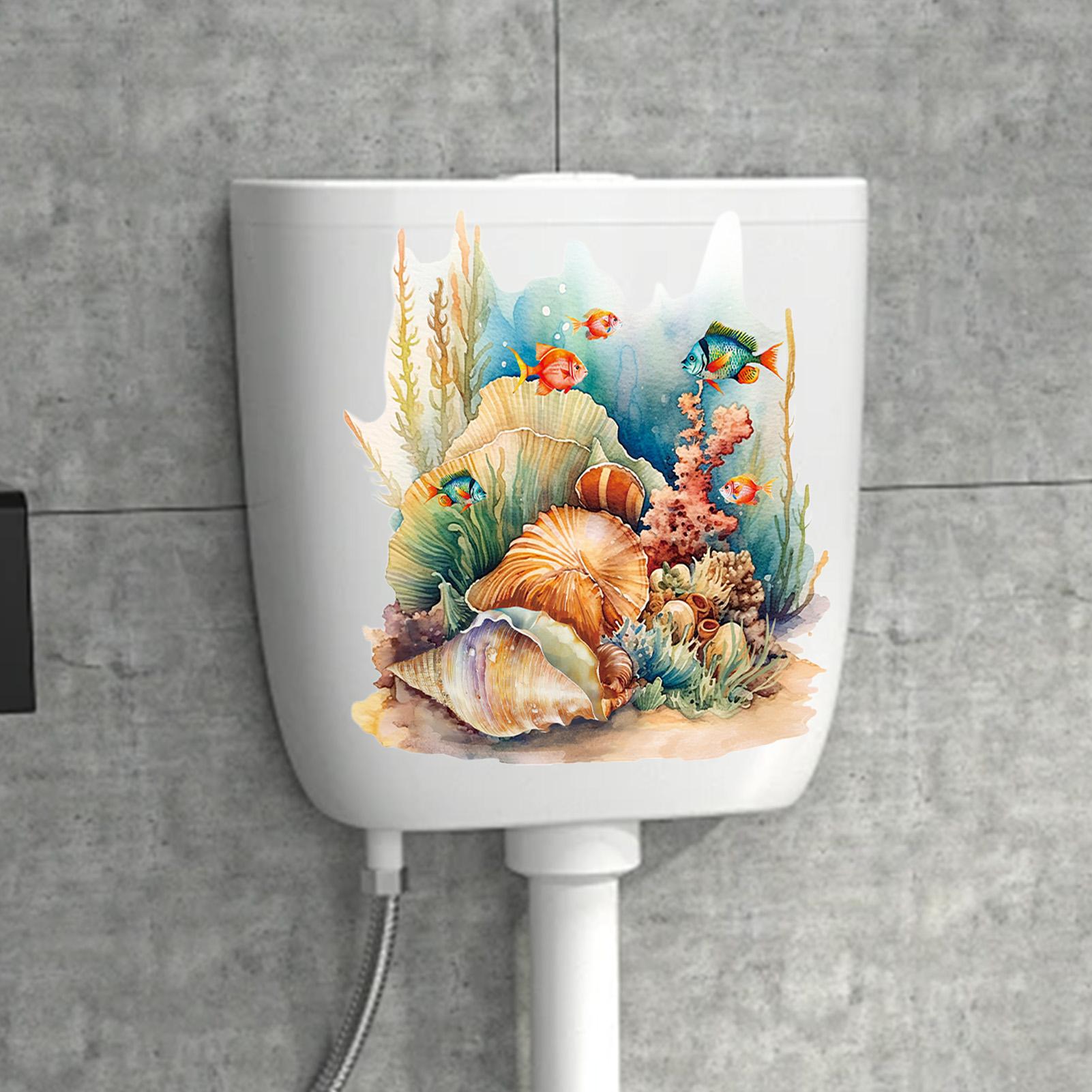Aquarium Planted Background - 3D-Aquarium-Hintergrundaufkleber, Poster-Dekoration, Meerespflanzen für Fischbecken, doppelseitige