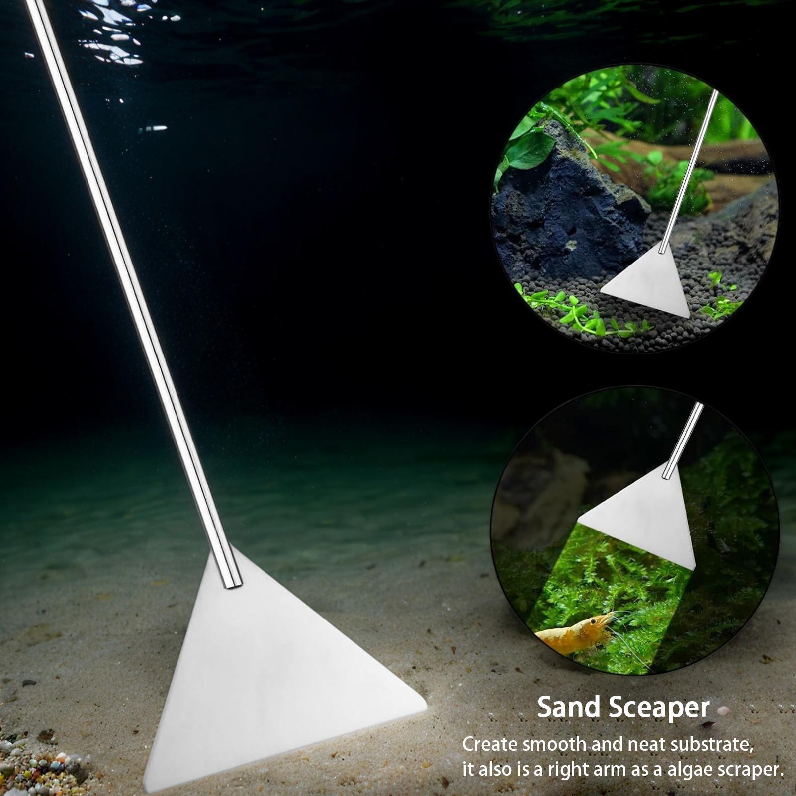 Planted Aquarium Cleaning Kit - Aquarium-Reinigungswerkzeuge, Terrarium-Pflanzenwerkzeuge, Scheren-Set, Edelstahl, lange Pinzette,