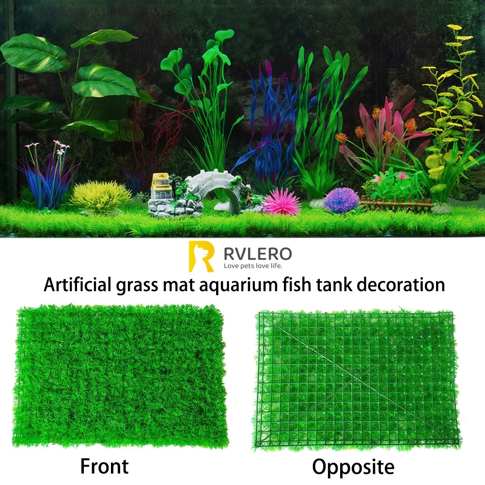 Planted Aquarium Materials - Kunstrasen Rasen Aquarium Aquarium Dekoration weich