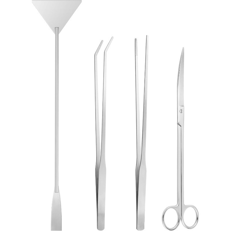 Planted Aquarium Cleaning Kit - Aquarium-Set Terrarium-Zubehör Inklusive Langer Pinzette für
