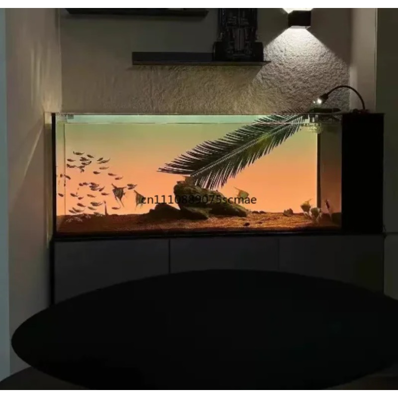 Aquarium Planted Background - Aquarium-Hintergrundbeleuchtung LED-Beleuchtung für Aquarien und Wasserpflanzen,