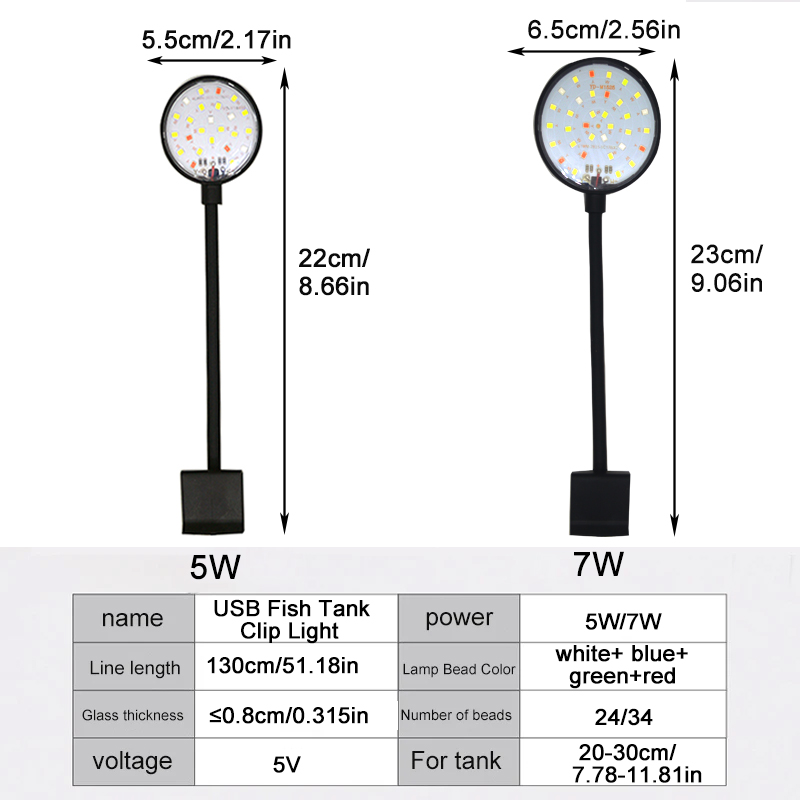 USB Aquarium LED Lampe Aquariu – Aquarium Plant Iron Bewertung und Preis
