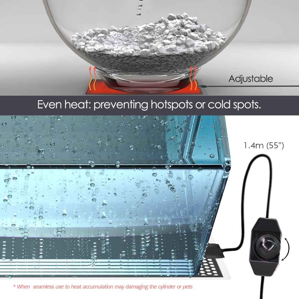 5–20 W Reptilien-Wärmematte, P – Planted Aquarium Heater Bewertung und Preis