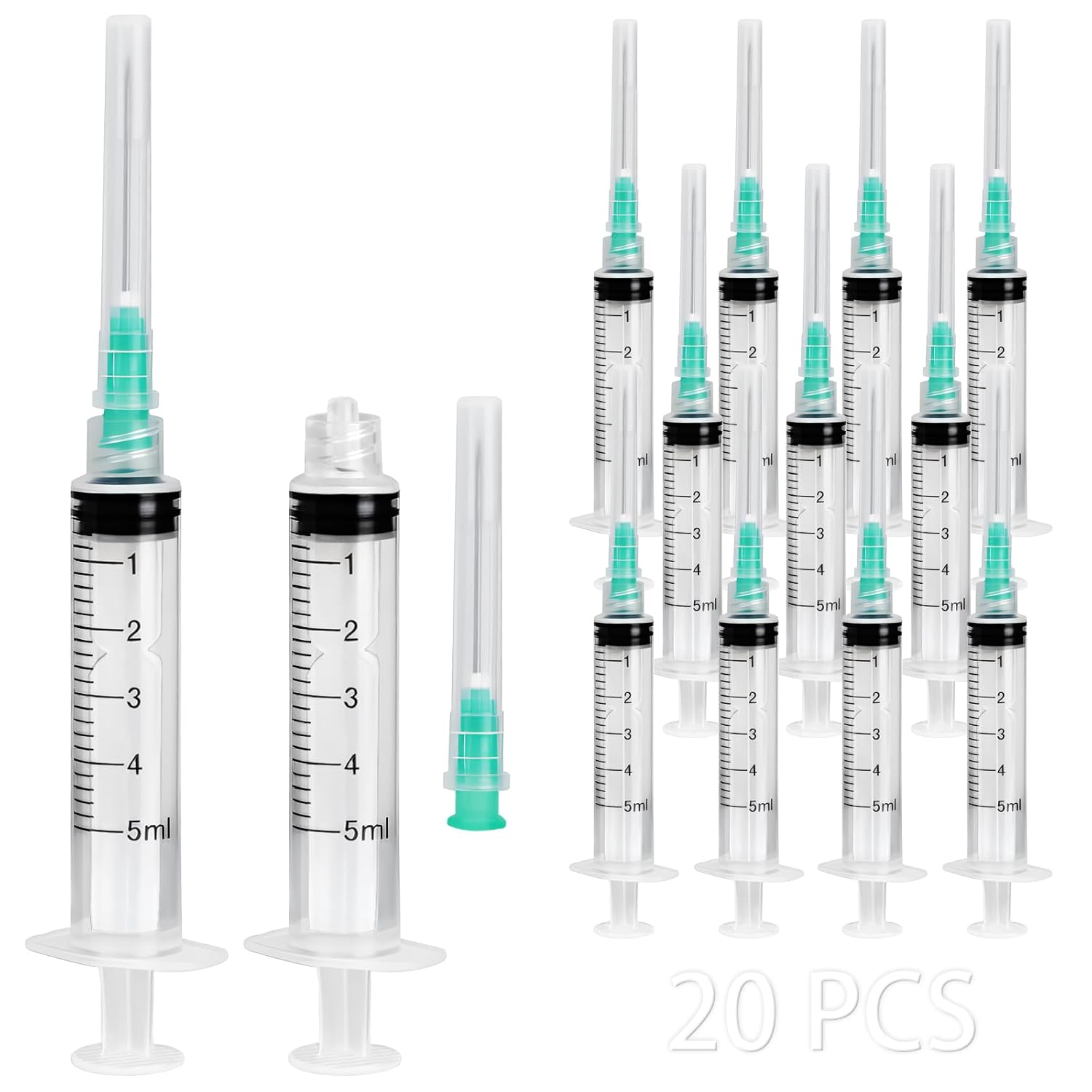 5ml Luer-Lock-Spritze, geeigne – Planted Aquarium Materials Bewertung und Preis