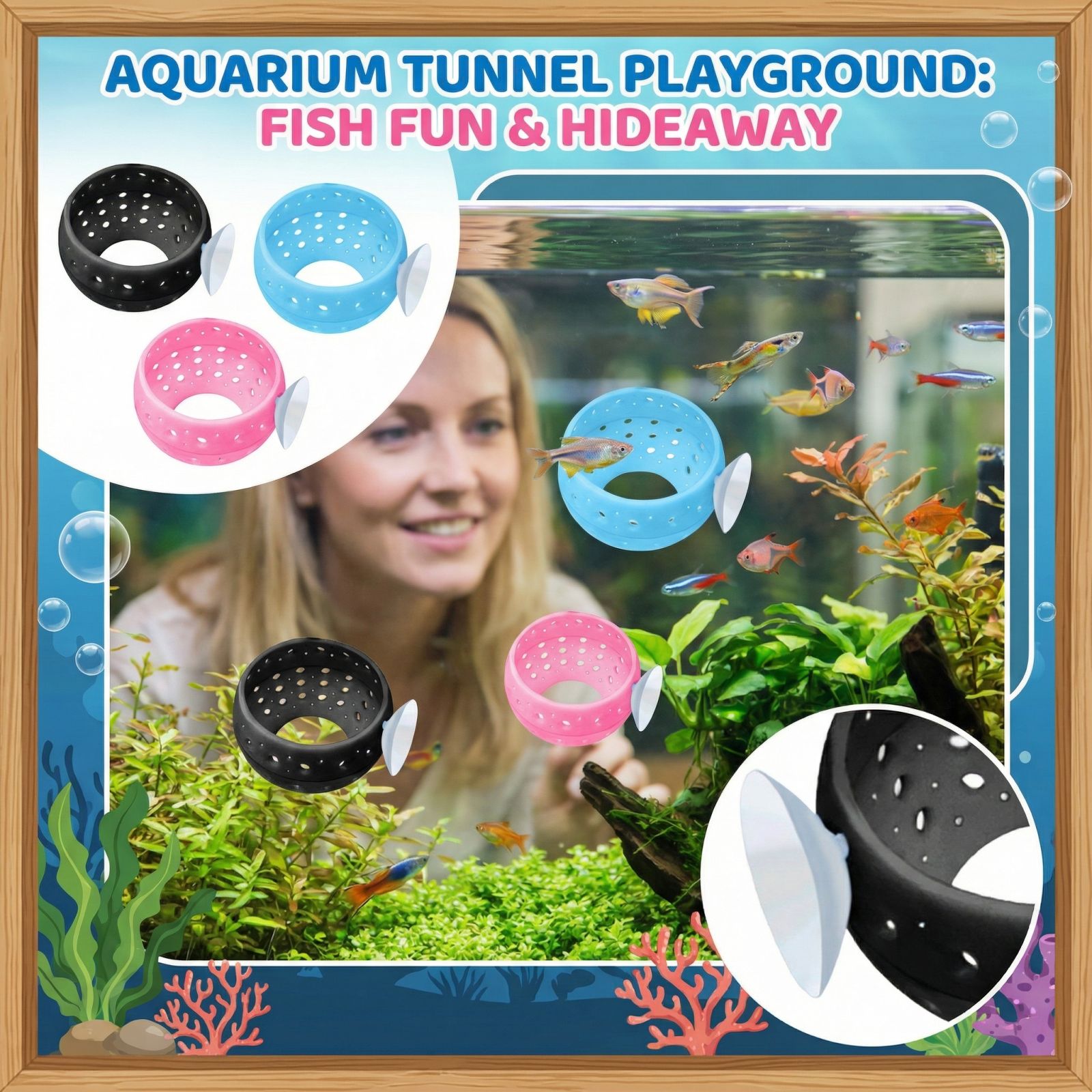 Betta Glühbirnen-Verstecktunne – Planted Aquarium For Betta Bewertung und Preis